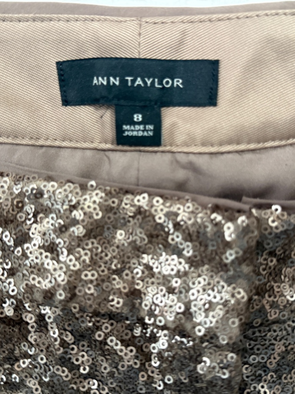 Zara sequined gold pants - Picture 3 of 5